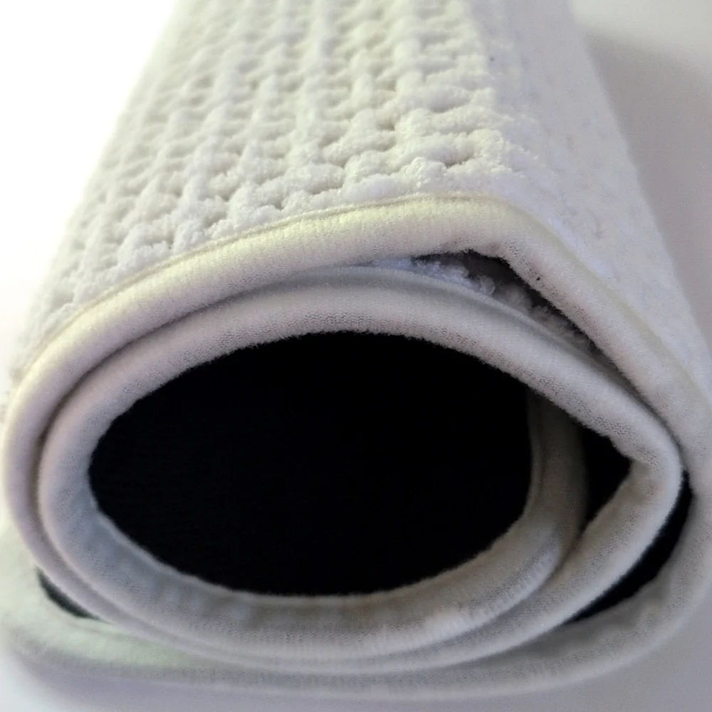 Cocoer White Non-Slip Super Absorbent Bath Mat NWT